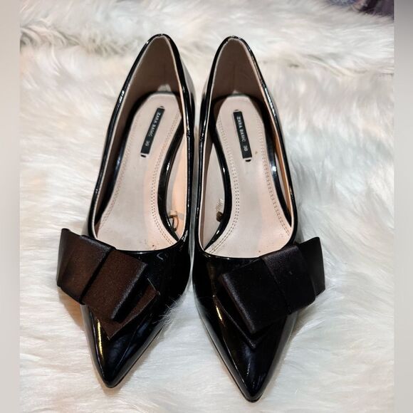 Zara heel with satin bow - Picture 1 of 4
